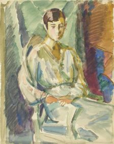 Sketch for a Portrait, c1910s. Creator: Verner Thome