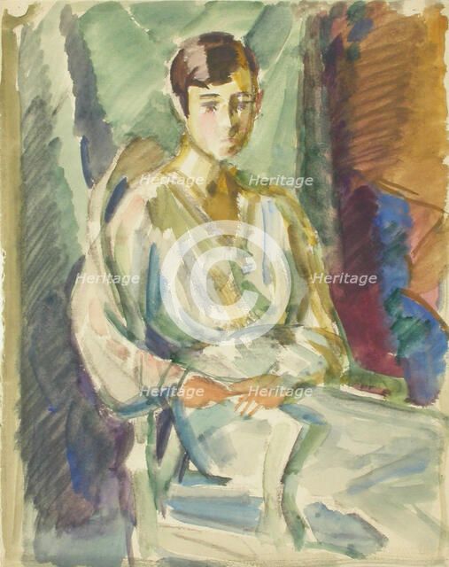 Sketch for a Portrait, c1910s. Creator: Verner Thome.