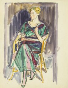 Sketch for a Portrait, c1910s. Creator: Verner Thome