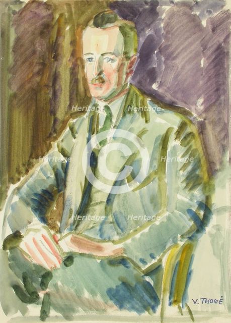 Sketch for a Portrait, c1910s. Creator: Verner Thome.