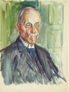 Sketch for a Portrait, c1910s. Creator: Verner Thome