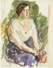 Sketch for a Portrait, c1910s. Creator: Verner Thome