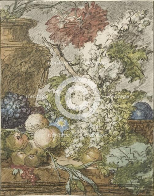 Sketch for a Still Life of Fruit and Flowers, c.1725-c.1735. Creator: Jan van Huysum.