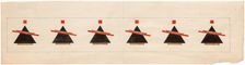 Sketch for a Suprematist Composition, 1922. Artist: Chashnik, Ilya Grigoryevich (1902-1929)