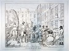 Sketch for an Al-bum 1835. Artist: George Cruikshank