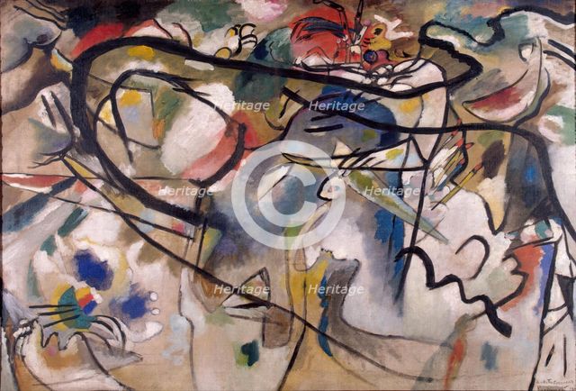 Sketch for Composition V, 1911. Creator: Vassily Kandinsky.