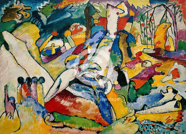 Sketch for “Composition II”, 1909-1910.