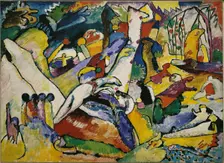 Sketch for "Composition II", 1909-1910. Creator: Kandinsky, Wassily Vasilyevich (1866-1944)