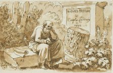 Sketch for Frontispiece to Figure Originali, c.1790. Creator: Carlo Labruzzi