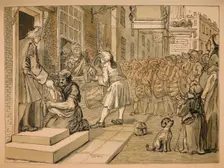 Sketch for Industry and Idleness - Plate VI, 1747. Artist: William Hogarth