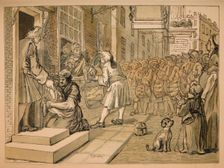 Sketch for Industry and Idleness - Plate VI, 1747. Artist: William Hogarth