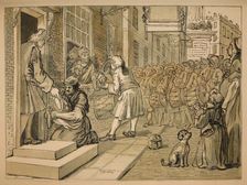 Sketch for Industry and Idleness - Plate VI, 1747. Artist: William Hogarth