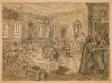 Sketch for Industry and Idleness - Plate VIII, 1747. Artist: William Hogarth