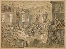 Sketch for Industry and Idleness - Plate VIII, 1747. Artist: William Hogarth