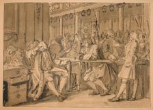 Sketch for Industry and Idleness - Plate X, 1747. Artist: William Hogarth