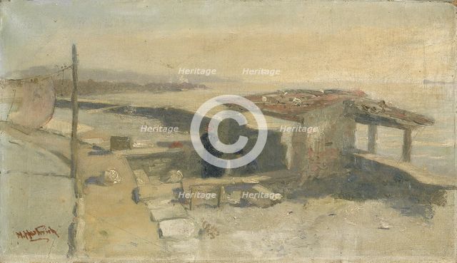 Sketch for Lombardy Bleachery, 1892. Creator: Herman Hartwich.