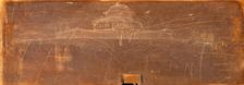 Sketch for Ohio State Capitol Design, c. 1838. Creator: Thomas Cole