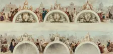Sketch for reception room in the Hôtel de ville, Paris, 1892. Creator: Achille Louis Joseph Sirouy