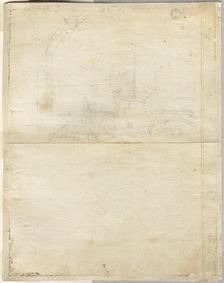 Sketch for San Giovanni in Laterano (verso), 1664. Creator: Lievin Cruyl (Flemish, c. 1640-c. 1720)