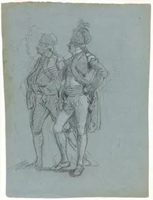 Sketch for "Siege of Gibraltar", 1785-89. Creator: John Singleton Copley