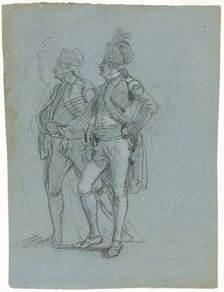 Sketch for "Siege of Gibraltar", 1785-89. Creator: John Singleton Copley