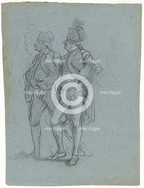 Sketch for "Siege of Gibraltar", 1785-89. Creator: John Singleton Copley.