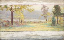 Sketch for Sun Room of Indianapolis City Hospital, about 1914. Creator: John Ottis Adams