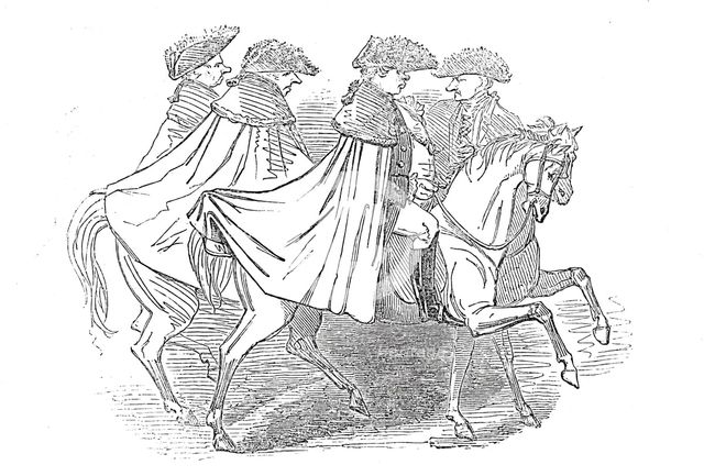 Sketch from the Procession, by a correspondent, 1844. Creator: Unknown.