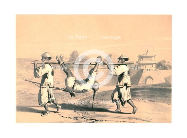 'Sketch from the wall on the morning after the grand attack', China, 19th century. Creator: M & N Hanhart.