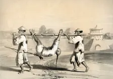 Sketch from the wall on the morning after the grand attack China, c1860. Creator: M & N Hanhart