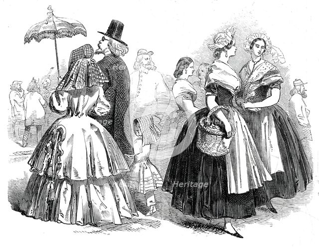 Sketch in Cologne, 1845. Creator: Unknown.