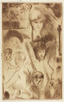 Sketch Plate, Parson's Green, 1906. Creator: Theodore Roussel