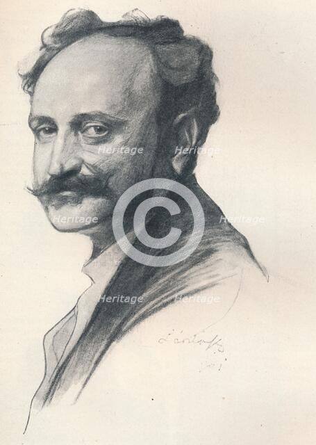 'Sketch Portrait of Dr Jules De Wlassics, Hungarian Minister of Education', c1901 (1901-1902). Artists: Fulop Laszlo, Philip A de Laszlo.