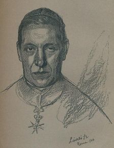 Sketch-Portrait of His Eminence Cardinal Rampolla 1900 (1901-1902). Artists: Fulop Laszlo, Philip A de Laszlo