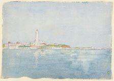 Sketch Taken at Algiers, North Africa, Travel Sketch, 1896. Creator: Daniel Burnham