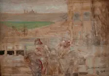 Sketch to "The Poisoned Well, 1903. Creator: Jacek Malczewski