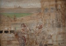 Sketch to "The Poisoned Well, 1903. Creator: Jacek Malczewski