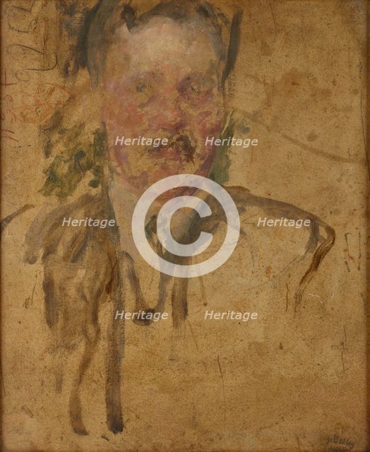 Sketch to the Portrait of Mr Beyley-two-sided painting, after 1920. Creator: Olga Boznanska.