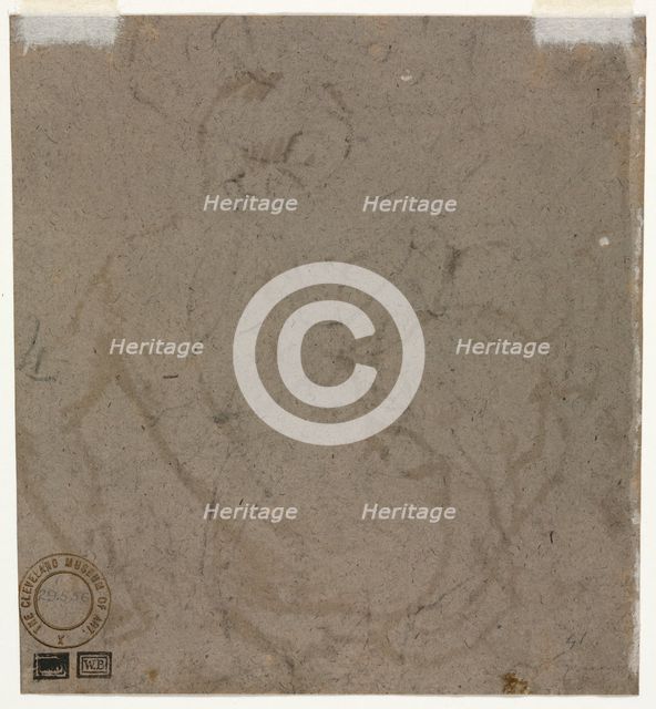 Sketch (verso), 1500s. Creator: Unknown.
