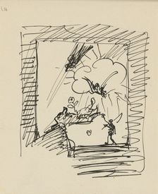 Sketchbook 4 Sketch with birds, 1st half 20th century. Creator: Arnold Peter Weisz-Kubincan