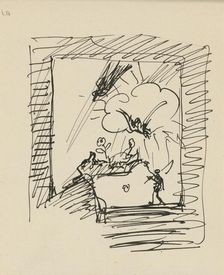 Sketchbook 4 Sketch with birds, 1st half 20th century. Creator: Arnold Peter Weisz-Kubincan