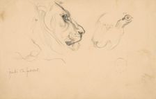 Sketchbook with views of Tours, France and its environs, 1828-29. Creator: Eugene Delacroix