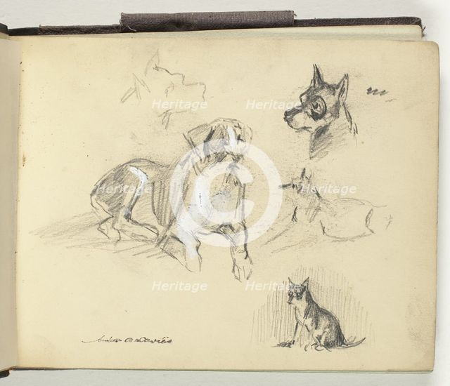 Sketchbook I, 1883. Creator: Arthur Davies.