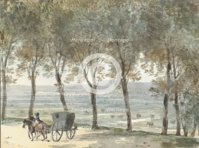 Sketchbook of a Journey to the Château d'Eu, 1811. Creator: Pierre Francois Leonard Fontaine.