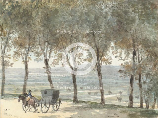 Sketchbook of a Journey to the Château d'Eu, 1811. Creator: Pierre Francois Leonard Fontaine.