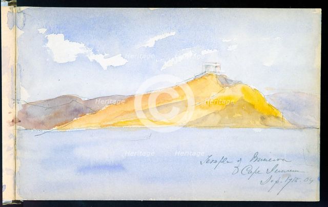 Sketchbook of Greek and Near East Subjects, 1904. Creator: Mary Newbold Sargent.