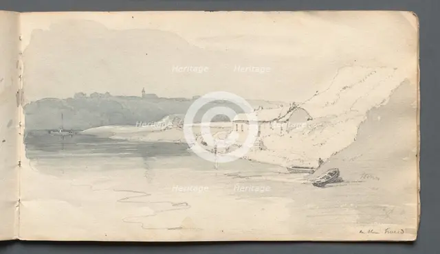 Sketchbook: On the ?, 1814. Creator: Samuel Prout (British, 1783-1852).