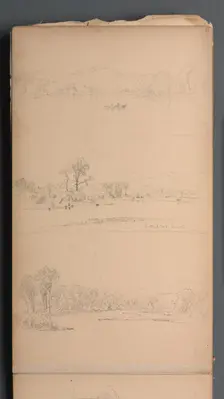 Sketchbook, page 05: "Bethel ME Aug 19th", 1859. Creator: Sanford Robinson Gifford (American, 1823-1880)