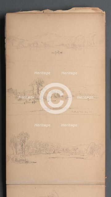 Sketchbook, page 05: "Bethel ME Aug 19th", 1859. Creator: Sanford Robinson Gifford (American, 1823-1880).