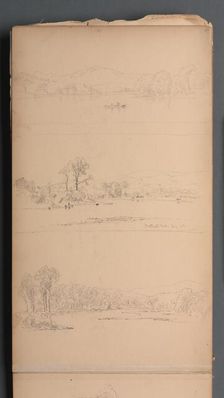 Sketchbook, page 05: "Bethel ME Aug 19th", 1859. Creator: Sanford Robinson Gifford (American, 1823-1880)